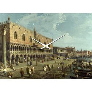 레티나 명화시계 - 카날레토 베네치아, 총독 궁전과 리바 델리 스키아보니