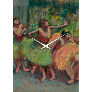 레티나 명화시계 - 드가 녹색과 노란색 옷의 댄서들
