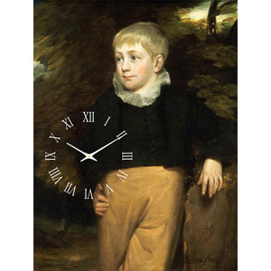 레티나 대형명화시계 (컨스터블- 마스터 크로스비의 초상)